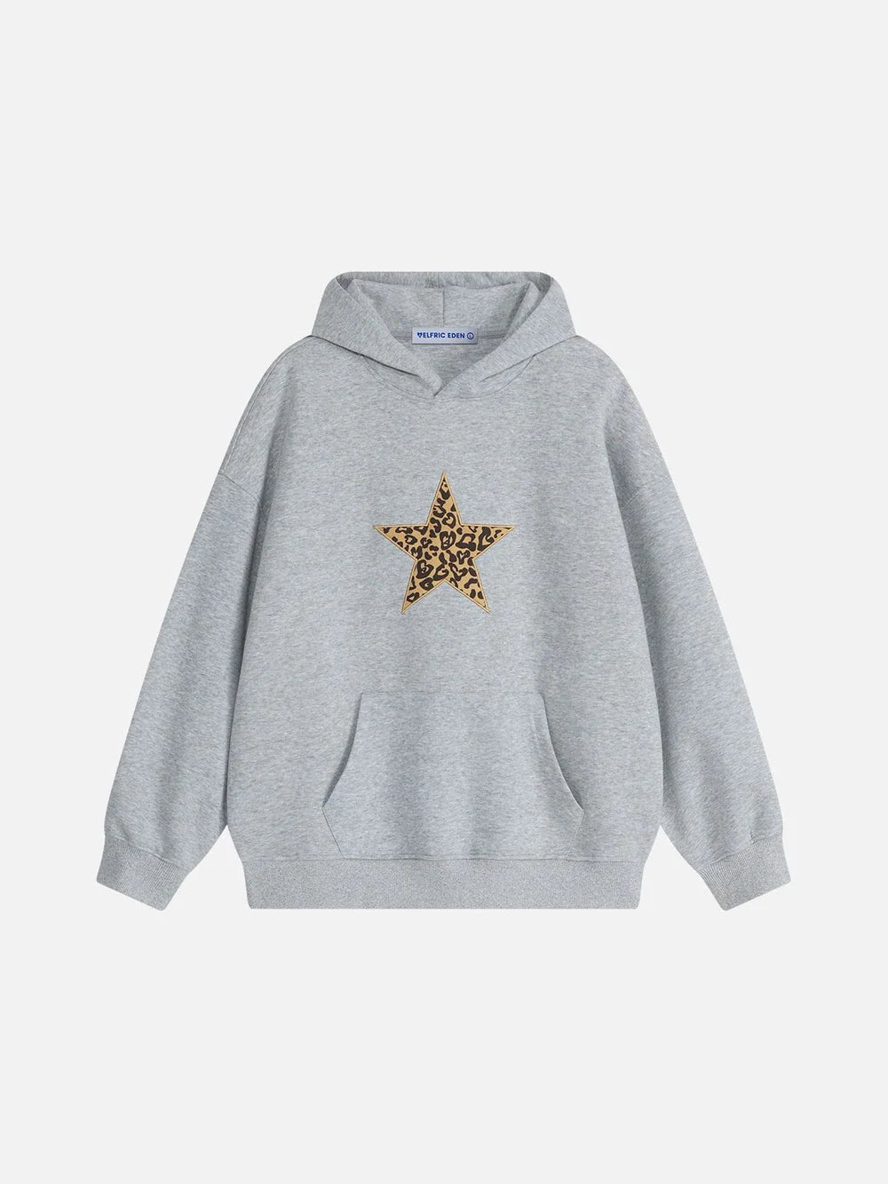 Leopard Print Star Hoodie