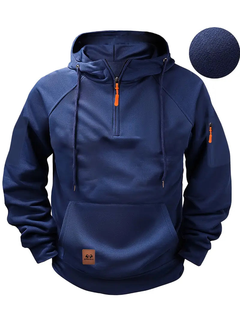 Versatile Sports Pullover with Multiple Pockets – Perfect for Spring & Winter