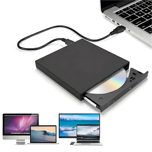 Slim External CD &amp; DVD Player for PC , notebook & Laptop