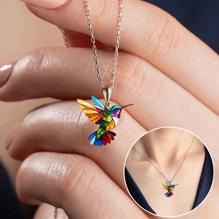 Livia™ | Elegant Hummingbird Necklace