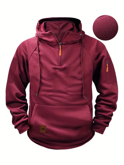 Versatile Sports Pullover with Multiple Pockets – Perfect for Spring & Winter