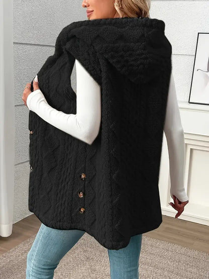 Women's Hooded Fleece Vest