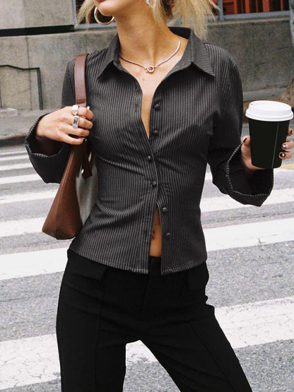 Espresso Elegance Top