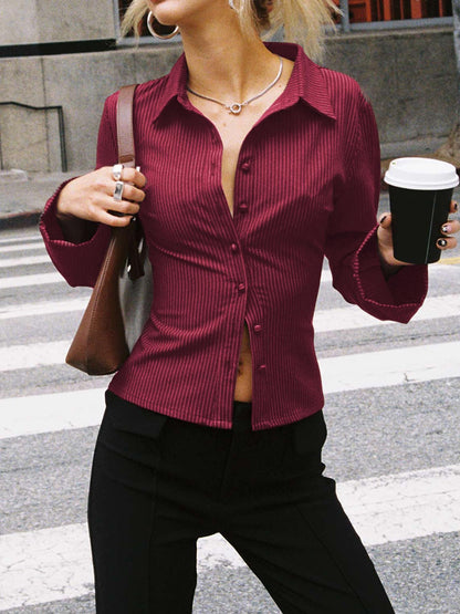 Espresso Elegance Top