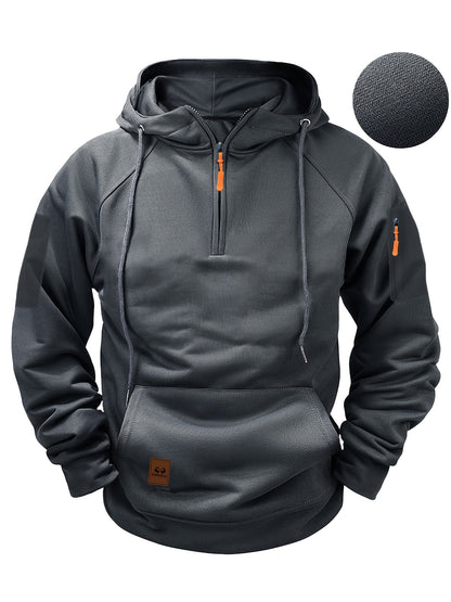 Versatile Sports Pullover with Multiple Pockets – Perfect for Spring & Winter