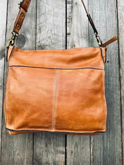 Alma Cognac Shoulder Bag